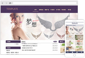 飾品網站樣板案例