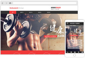 儀器器材行業(yè)網(wǎng)站模板